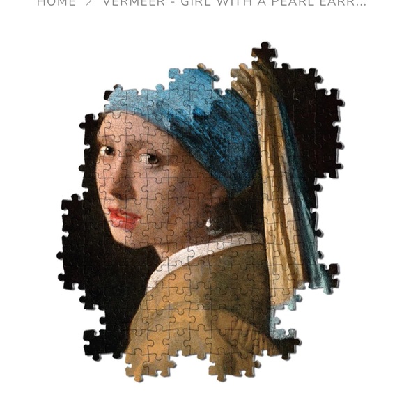 Clementoni 1000 Piece Puzzle: Vermeer - Girl With A Pearl Earring - Picture 3 of 7